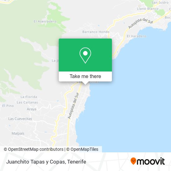Juanchito Tapas y Copas map