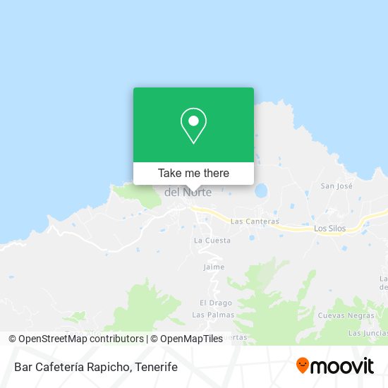 Bar Cafetería Rapicho map