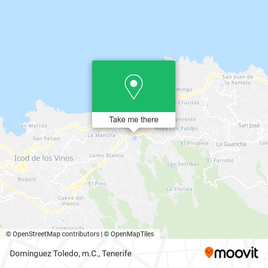 Domínguez Toledo, m.C. map