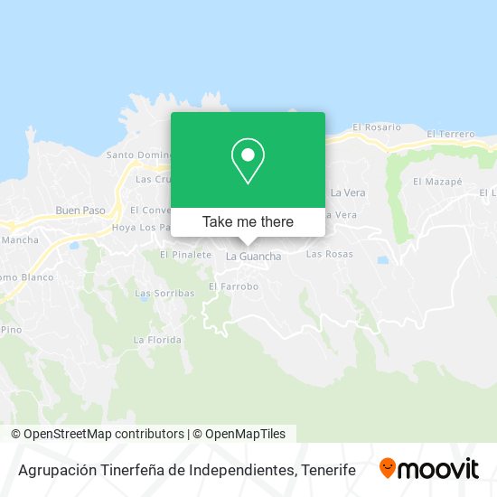 Agrupación Tinerfeña de Independientes map