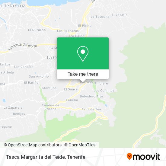 Tasca Margarita del Teide map