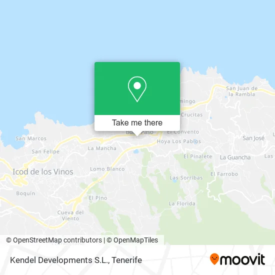 Kendel Developments S.L. map