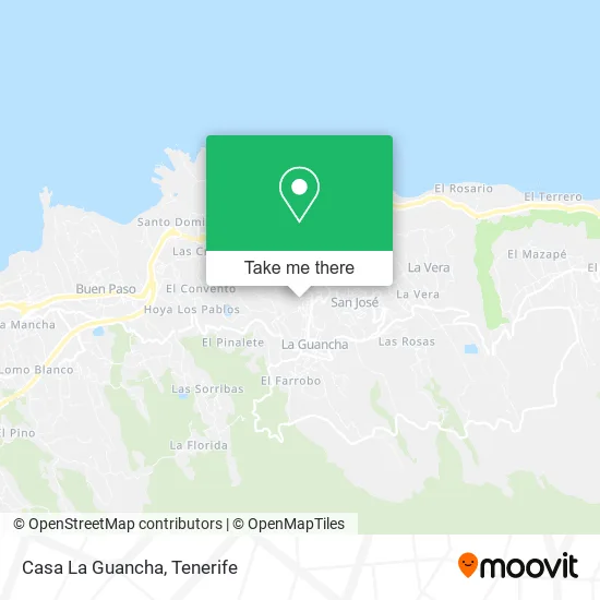 Casa La Guancha map