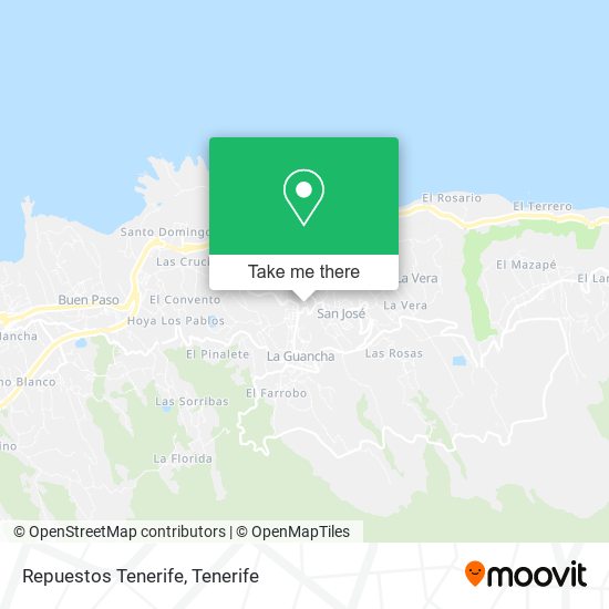 Repuestos Tenerife map