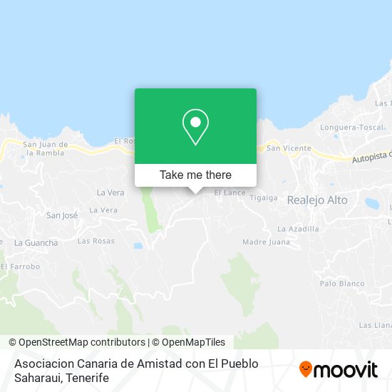Asociacion Canaria de Amistad con El Pueblo Saharaui map