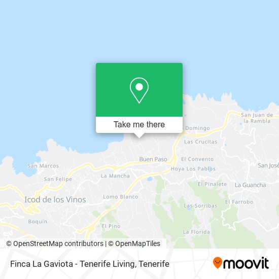 Finca La Gaviota - Tenerife Living map