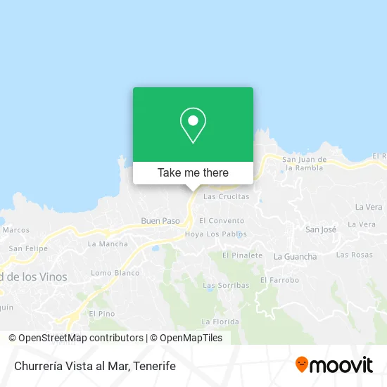 Churrería Vista al Mar map