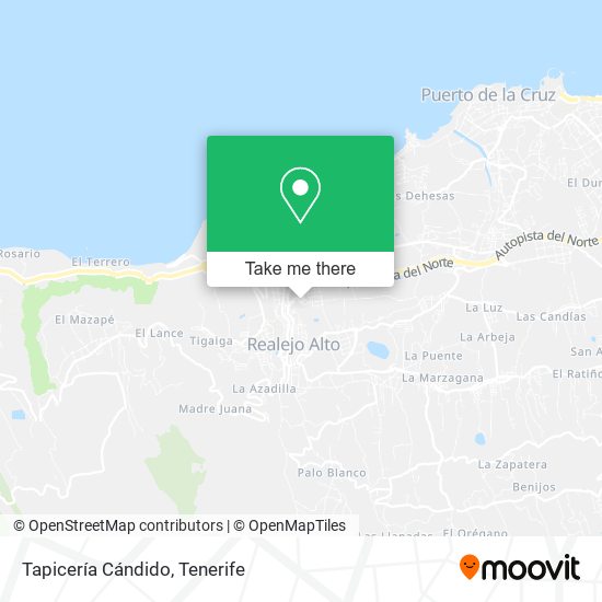 Tapicería Cándido map