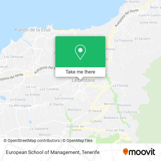 European School of Management map