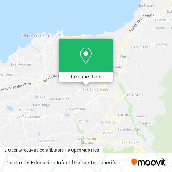 Centro de Educación Infantil Papalote map