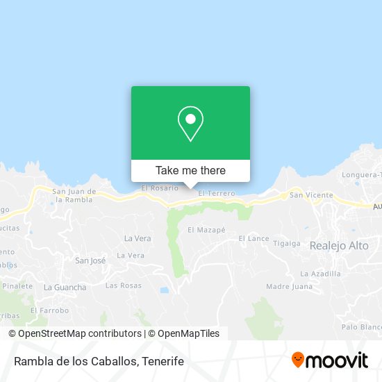 Rambla de los Caballos map