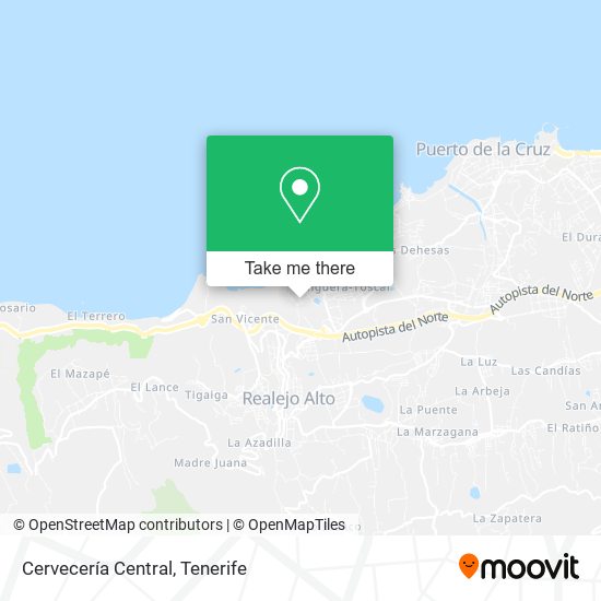 Cervecería Central map