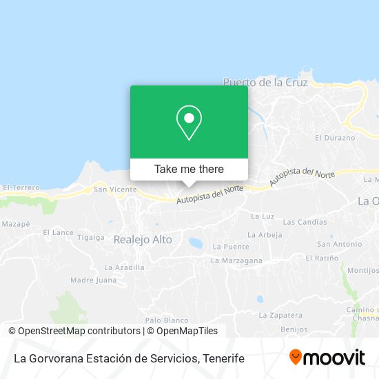 La Gorvorana Estación de Servicios map