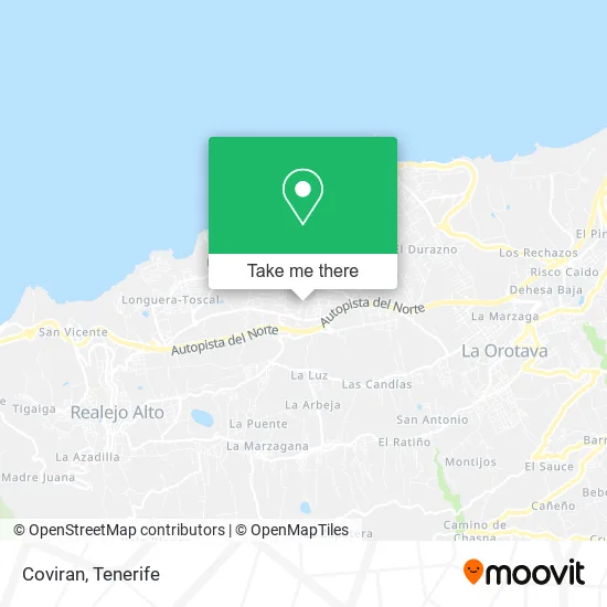 Coviran map