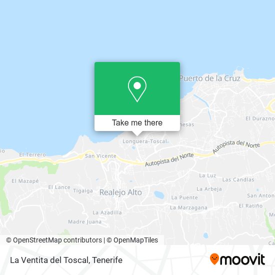 La Ventita del Toscal map