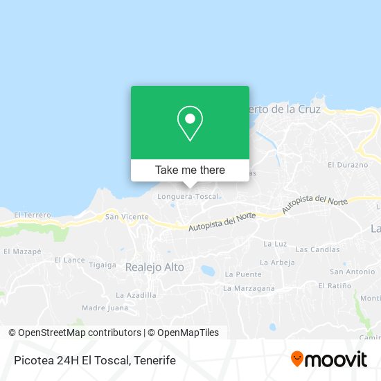 Picotea 24H El Toscal map