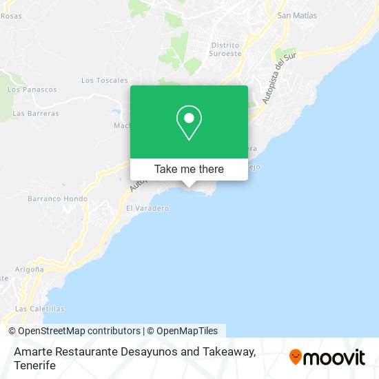 Amarte Restaurante Desayunos and Takeaway map