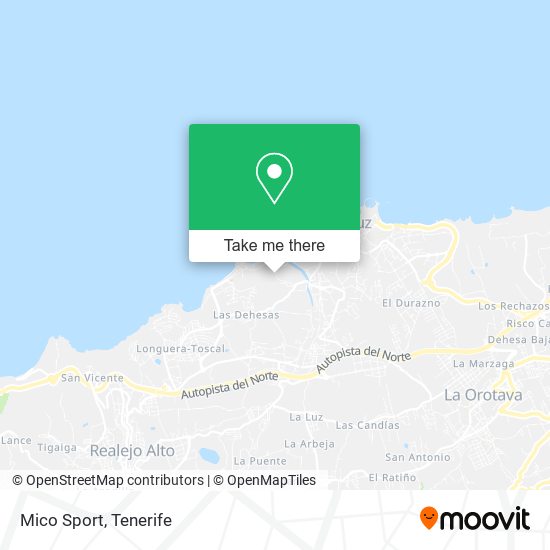 Mico Sport map