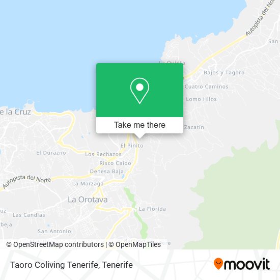 Taoro Coliving Tenerife map