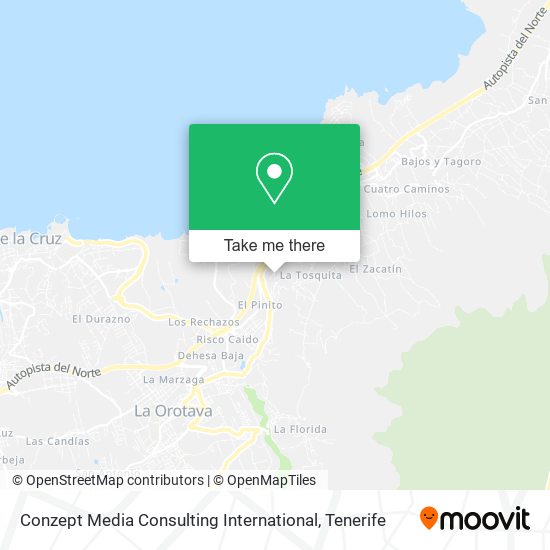 Conzept Media Consulting International map