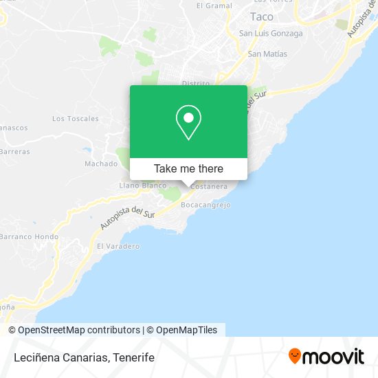 Leciñena Canarias map