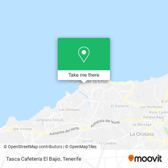 Tasca Cafetería El Bajio map