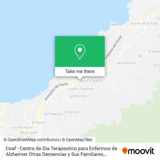 Ceaf - Centro de Dia Terapeutico para Enfermos de Alzheimer Otras Demencias y Sus Familiares map