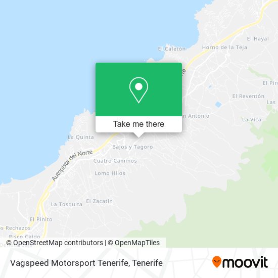 Vagspeed Motorsport Tenerife map