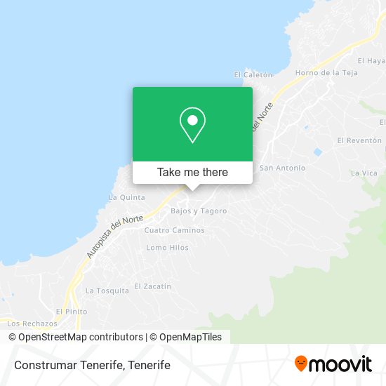 Construmar Tenerife map