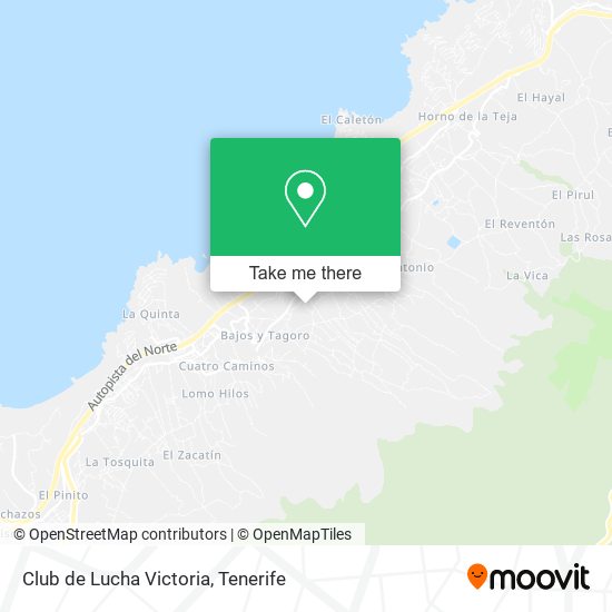 mapa Club de Lucha Victoria