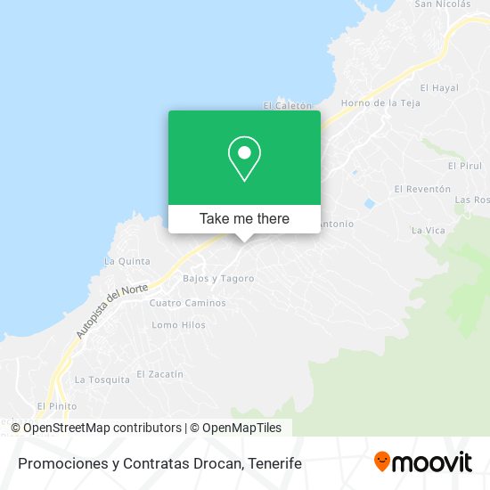 Promociones y Contratas Drocan map