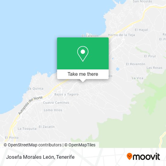 Josefa Morales León map