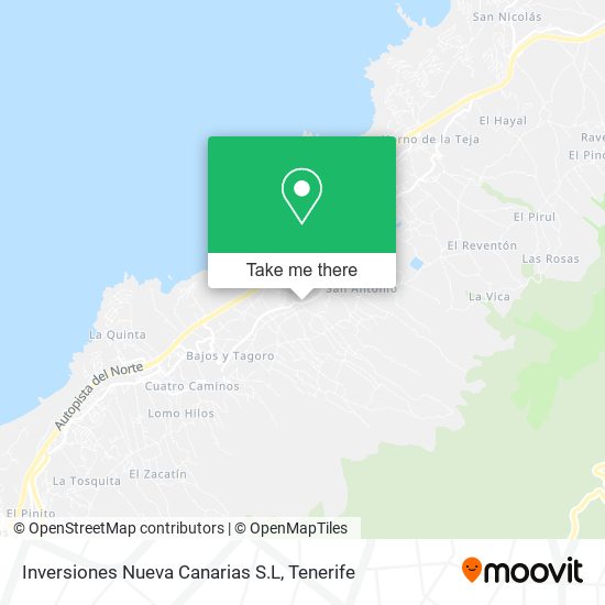 Inversiones Nueva Canarias S.L map