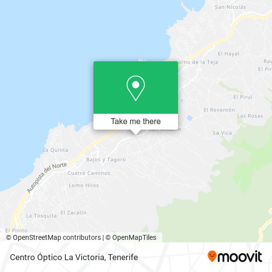 Centro Óptico La Victoria map