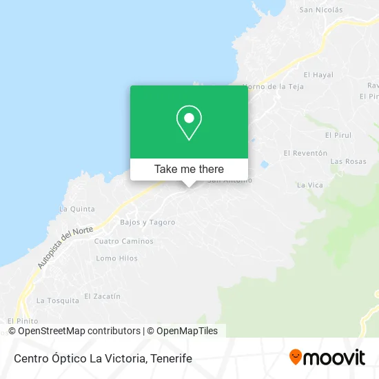 Centro Óptico La Victoria map