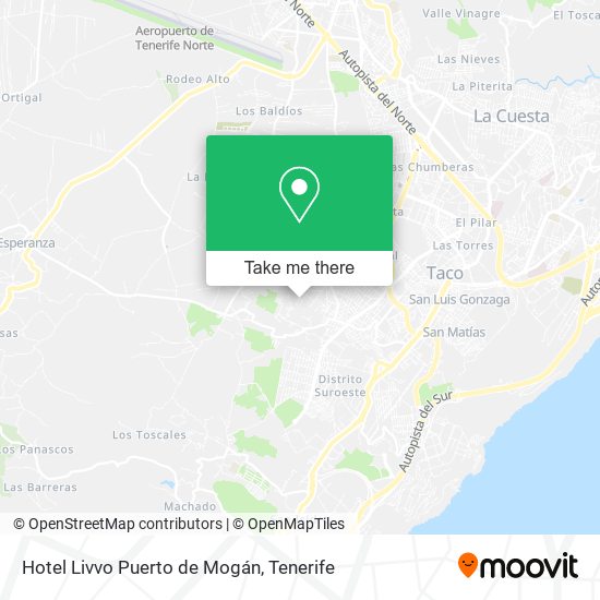 Hotel Livvo Puerto de Mogán map