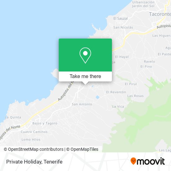 Private Holiday map