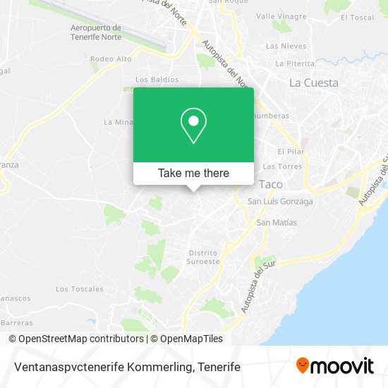 mapa Ventanaspvctenerife Kommerling