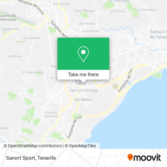 Sanort Sport map