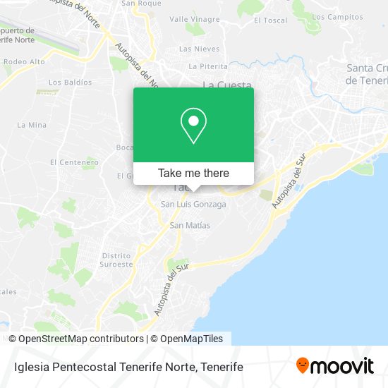 Iglesia Pentecostal Tenerife Norte map