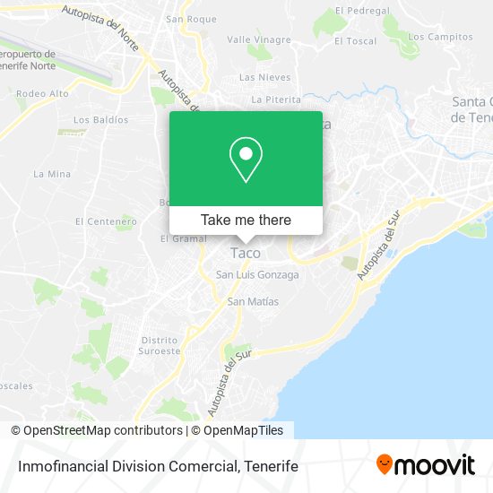 Inmofinancial Division Comercial map