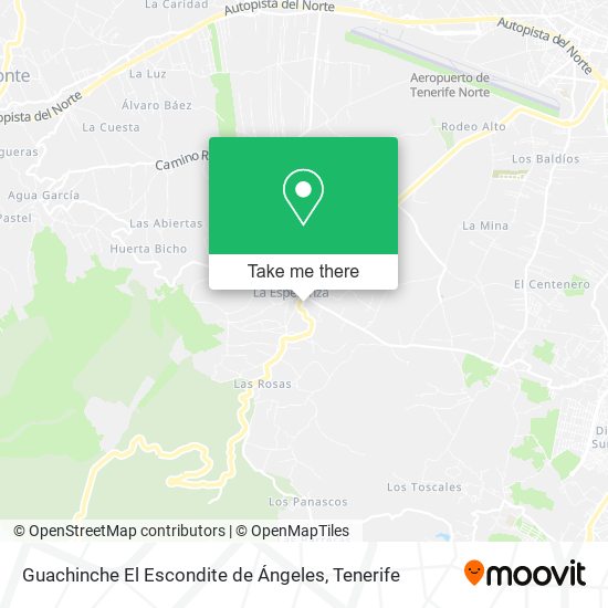 Guachinche El Escondite de Ángeles map