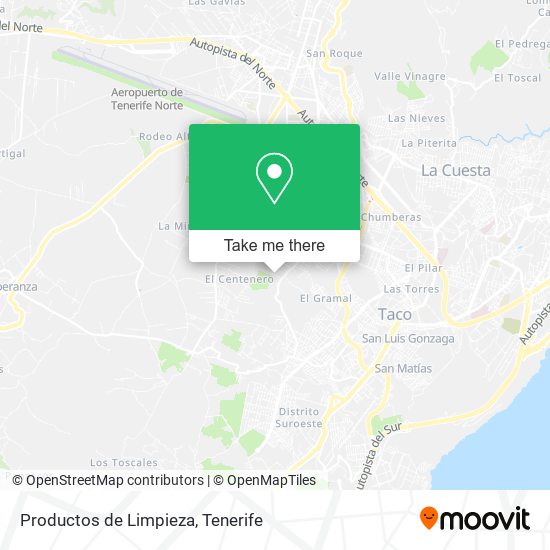 Productos de Limpieza map