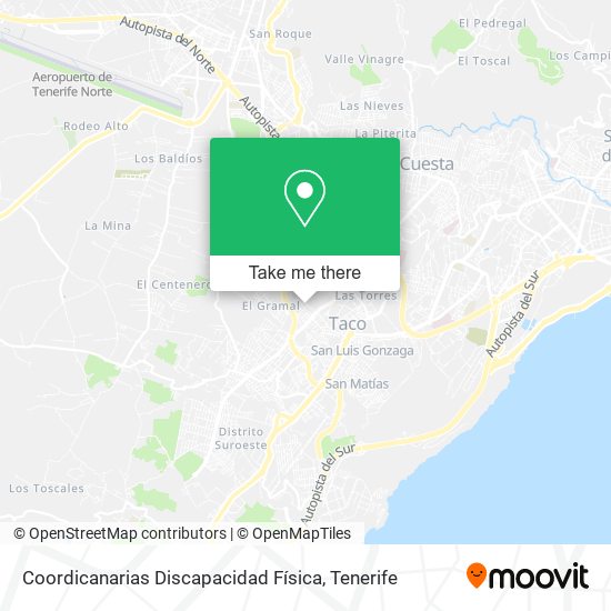 Coordicanarias Discapacidad Física map