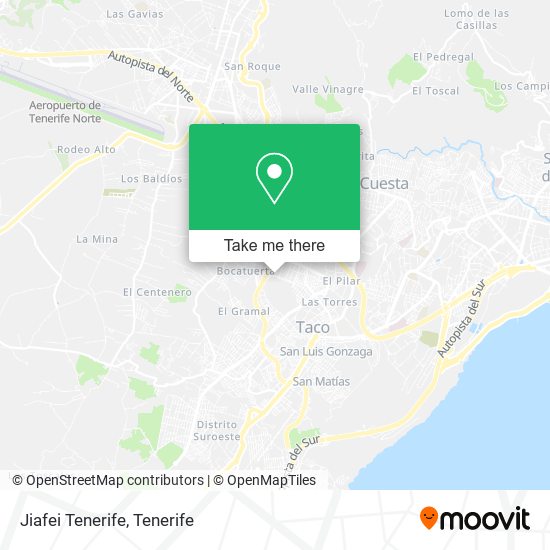 Jiafei Tenerife map