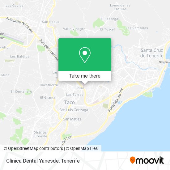 Clínica Dental Yanesde map