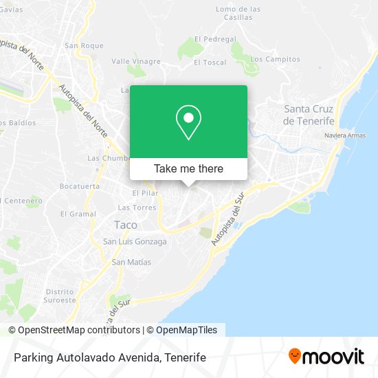 Parking Autolavado Avenida map