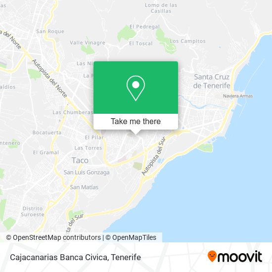 mapa Cajacanarias Banca Civica