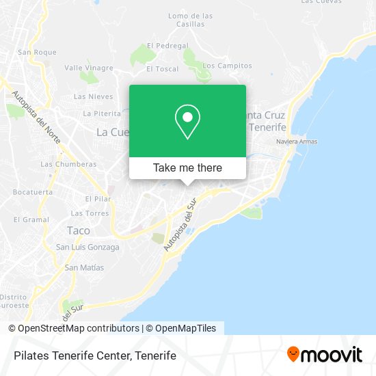 Pilates Tenerife Center map