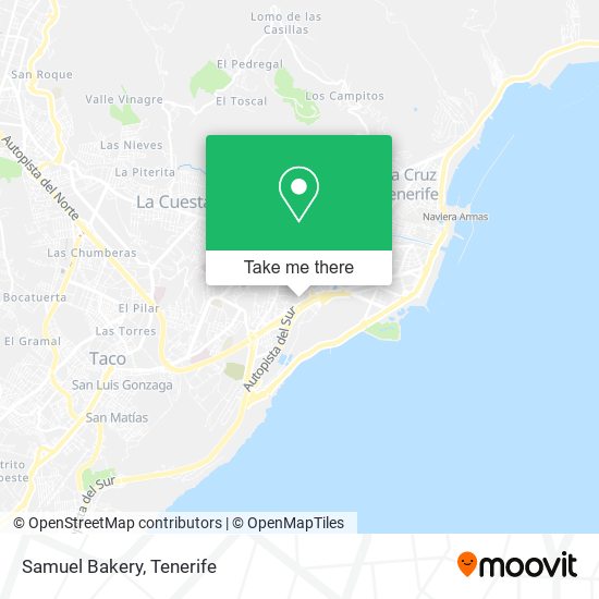 Samuel Bakery map